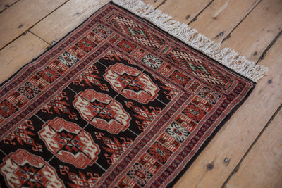 2x3 Vintage Fine Bokhara Rug Mat