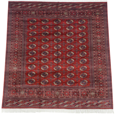8x8.5 Vintage Fine Bokhara Square Carpet by Old New House® - product image 4 for Resin Society