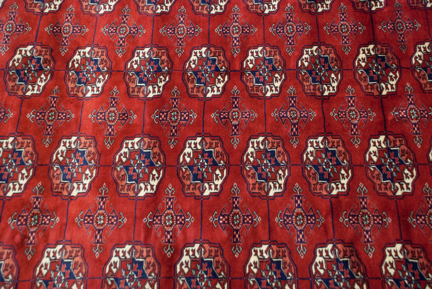 8x8.5 Vintage Fine Bokhara Square Carpet by Old New House® - product image 9 for Resin Society