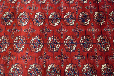 8x8.5 Vintage Fine Bokhara Square Carpet by Old New House® - product image 9 for Resin Society