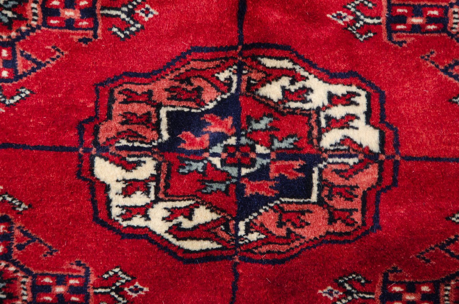8x8.5 Vintage Fine Bokhara Square Carpet by Old New House® - product image 10 for Resin Society