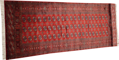 4.5x11 Vintage Fine Bokhara Rug Runner by Old New House® - product image 16 for Resin Society