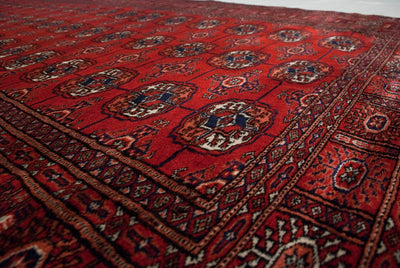 4.5x11 Vintage Fine Bokhara Rug Runner by Old New House® - product image 18 for Resin Society