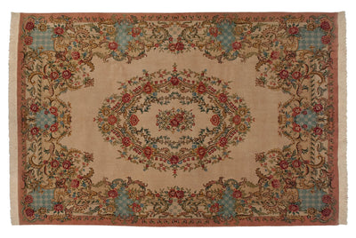 8x11.5 Vintage Bulgarian Aubusson Design Carpet by Old New House® - main product image for Resin Society