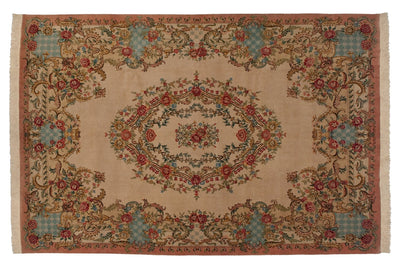 8x11.5 Vintage Bulgarian Aubusson Design Carpet by Old New House® - product image 2 for Resin Society