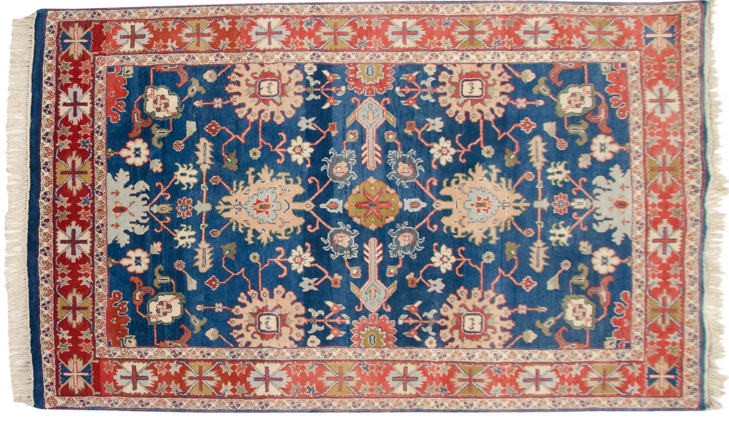 4.5x7 Vintage Indian Bijar Design Rug by Old New House® - product image 5 for Resin Society