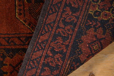 4.5x7 Vintage Afghani Bokhara Design Rug by Old New House® - product image 12 for Resin Society