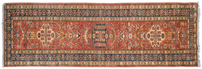2.5x9.5 New Pakistani Caucasian Design Rug Runner by Old New House® - main product image for Resin Society