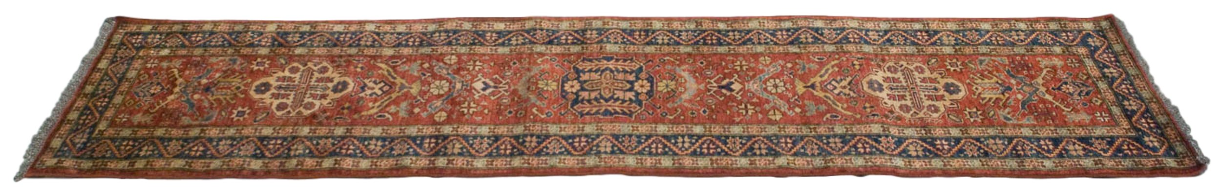 2.5x9.5 New Pakistani Caucasian Design Rug Runner by Old New House® - product image 2 for Resin Society