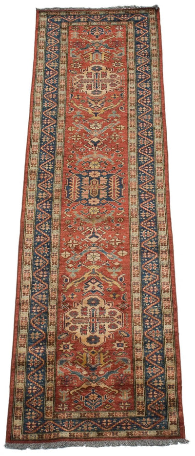 2.5x9.5 New Pakistani Caucasian Design Rug Runner by Old New House® - product image 5 for Resin Society