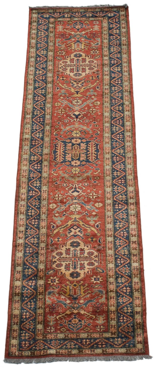 2.5x9.5 New Pakistani Caucasian Design Rug Runner by Old New House® - product image 5 for Resin Society
