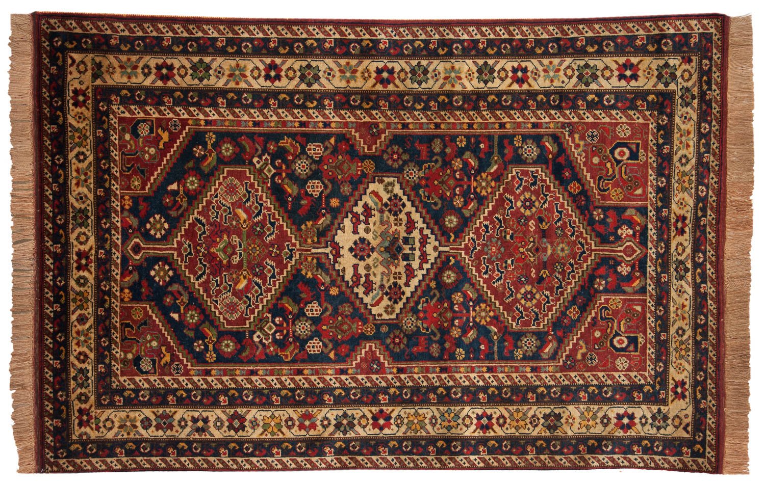 4.5x6.5 Vintage Indian Shiraz Design Rug by Old New House® - main product image for Resin Society