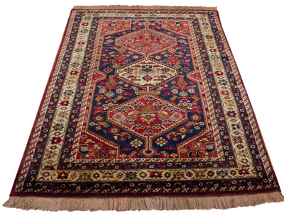 4.5x6.5 Vintage Indian Shiraz Design Rug by Old New House® - product image 4 for Resin Society