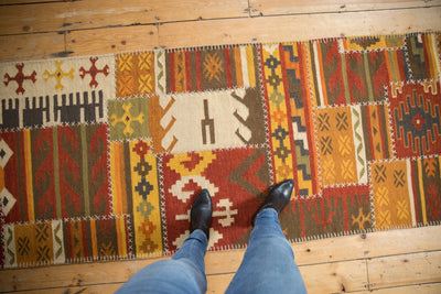 3x11.5 New Patchwork Kilim Rug Runner