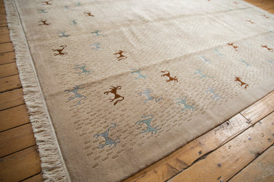 8x10 New Indian Folk Art Design Carpet by Old New House® - product image 3 for Resin Society