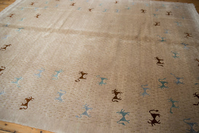 8x10 New Indian Folk Art Design Carpet by Old New House® - product image 7 for Resin Society