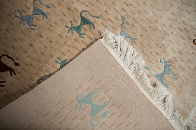 8x10 New Indian Folk Art Design Carpet by Old New House® - product image 10 for Resin Society