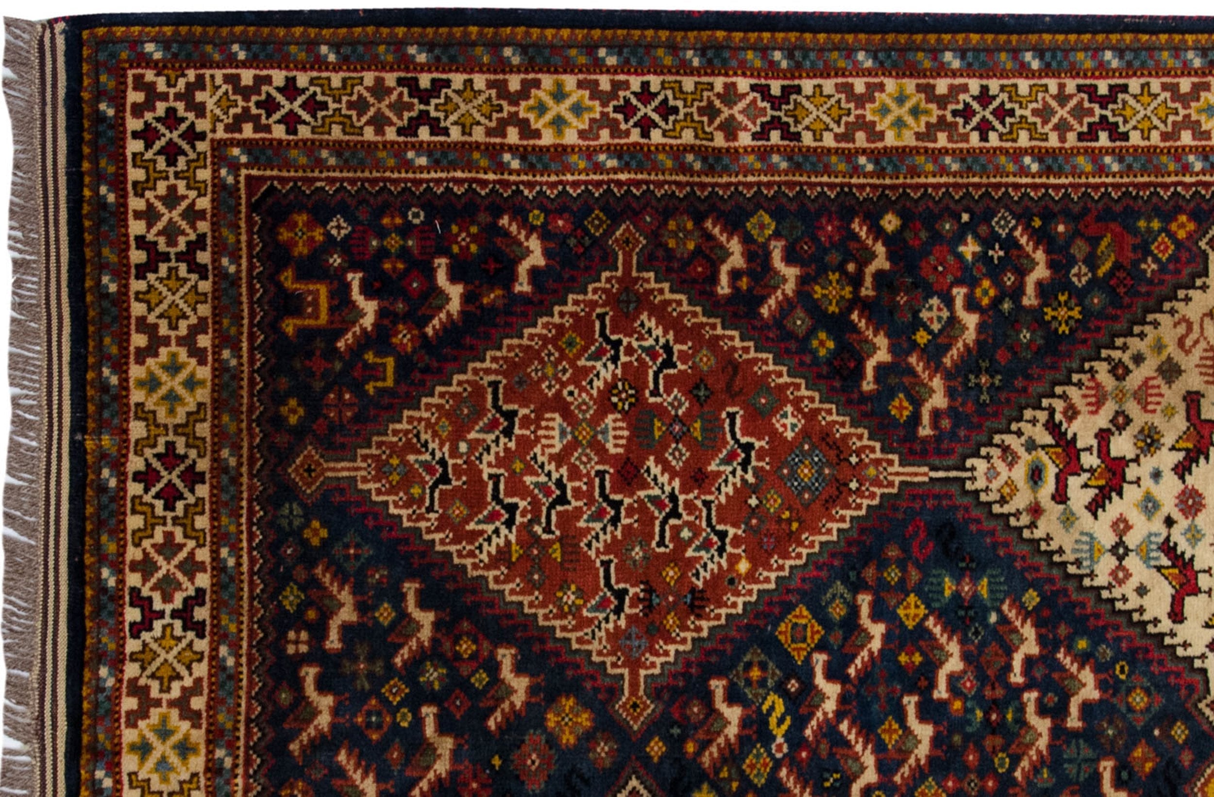 4x6 Vintage Indian Shiraz Design Rug by Old New House® - product image 4 for Resin Society