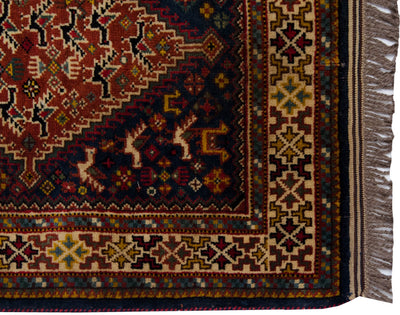 4x6 Vintage Indian Shiraz Design Rug by Old New House® - product image 5 for Resin Society