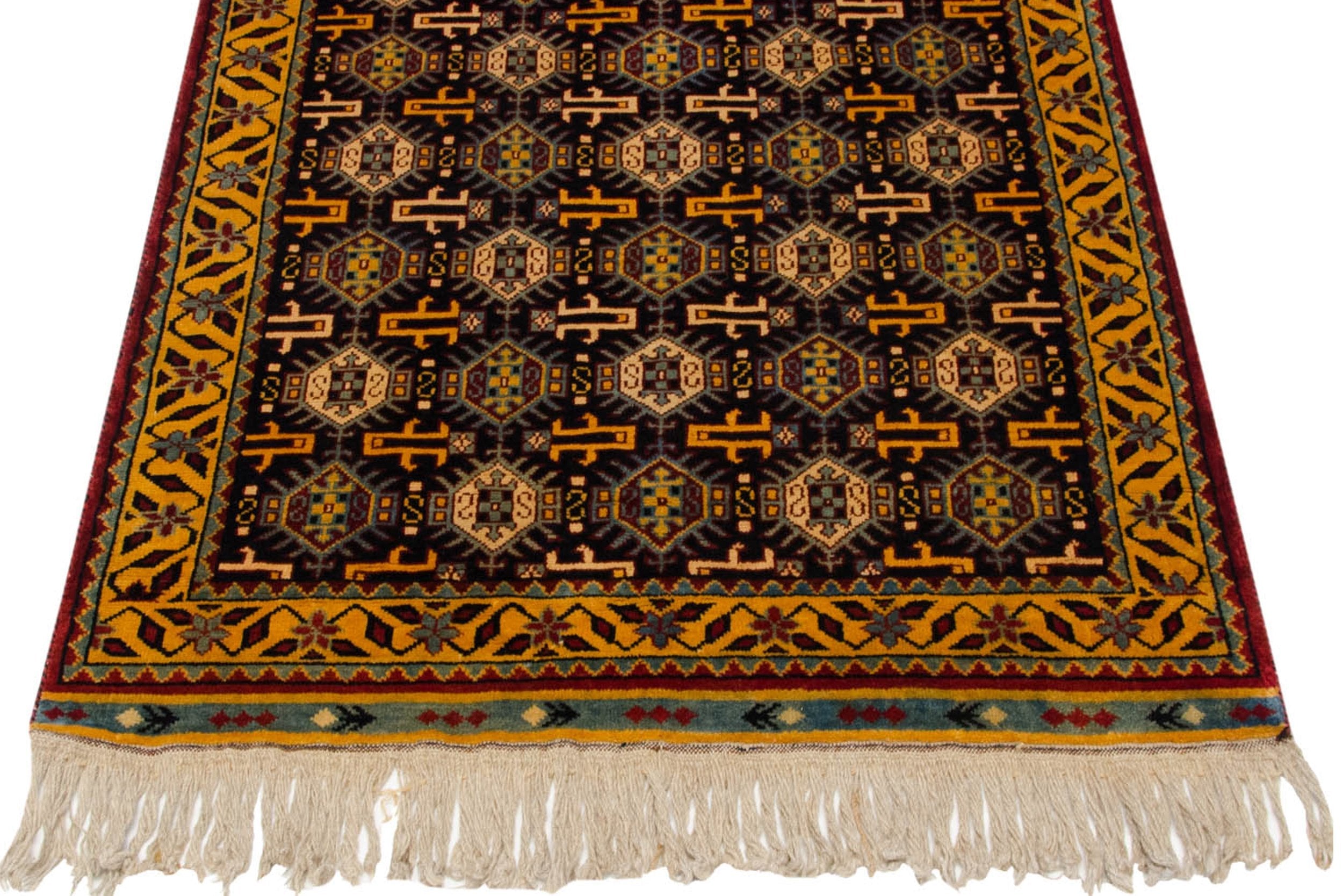 3x5 Vintage Indian Caucasian Design Rug by Old New House® - product image 2 for Resin Society