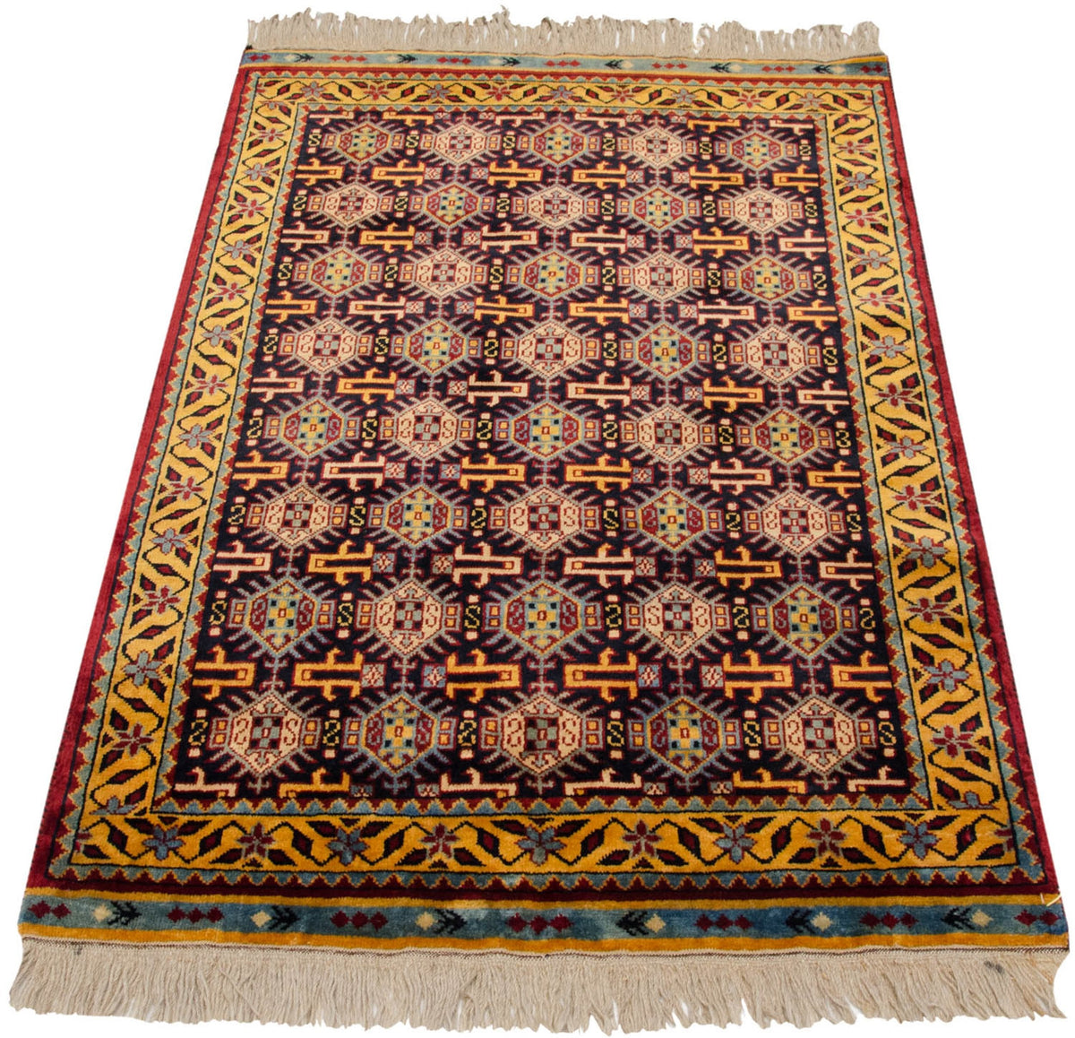 3x5 Vintage Indian Caucasian Design Rug by Old New House® - product image 3 for Resin Society