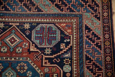 4.5x7 Vintage Indian Caucasian Design Rug by Old New House® - product image 3 for Resin Society