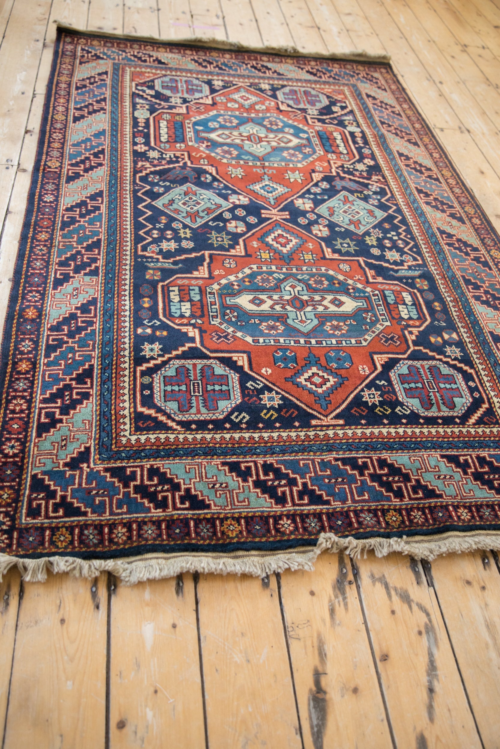 4.5x7 Vintage Indian Caucasian Design Rug by Old New House® - product image 4 for Resin Society