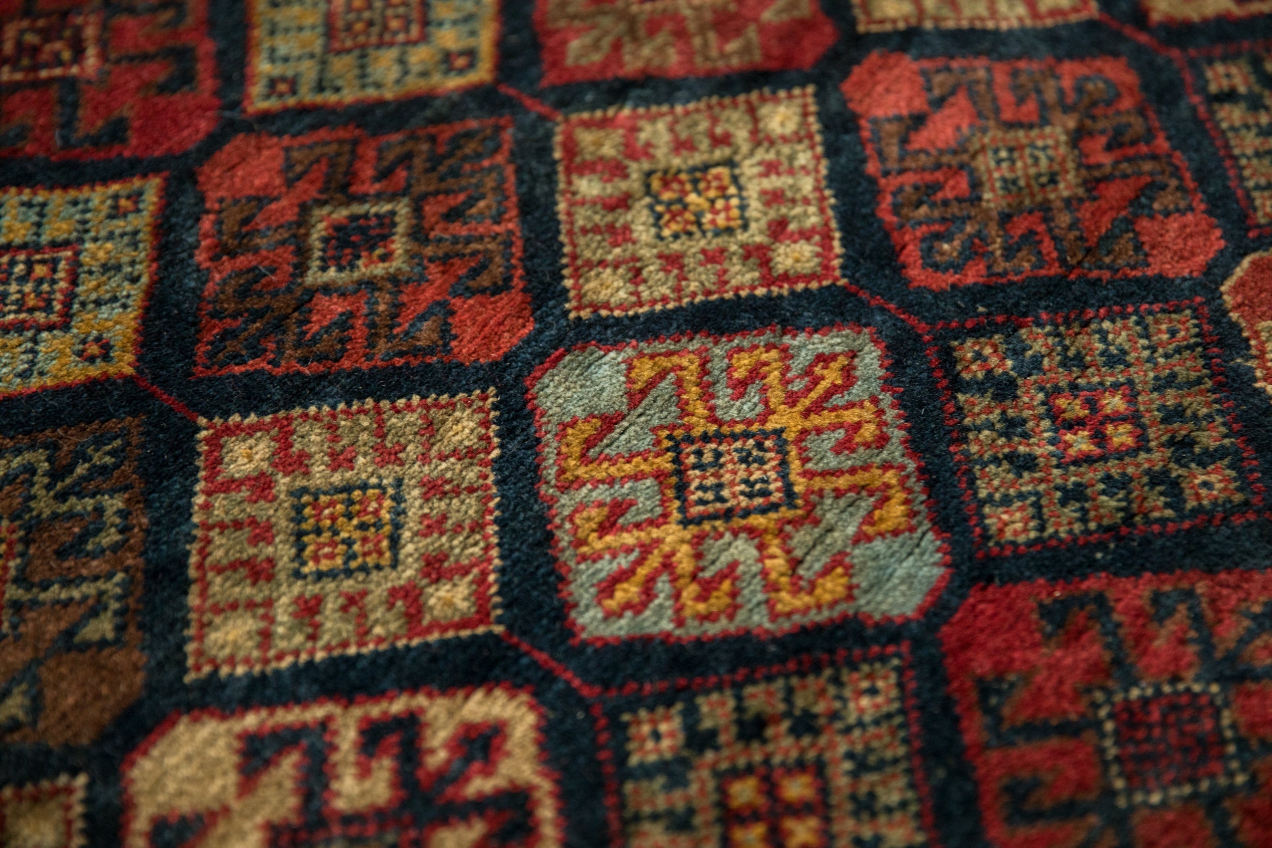 4.5x6 Vintage Indian Jaff Kurd Design Rug by Old New House® - product image 6 for Resin Society