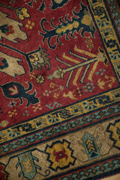 4.5x5.5 Vintage Indian Kazak Design Square Rug by Old New House® - product image 12 for Resin Society