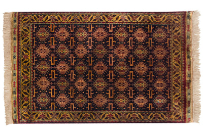3x5 Vintage Indian Caucasian Design Rug by Old New House® - product image 2 for Resin Society