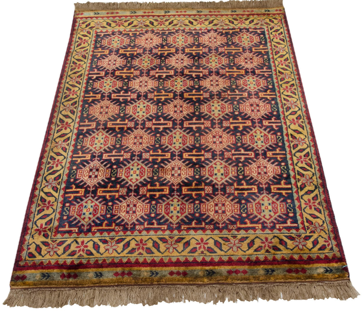 3x5 Vintage Indian Caucasian Design Rug by Old New House® - product image 5 for Resin Society