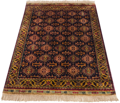 3x5 Vintage Indian Caucasian Design Rug by Old New House® - product image 6 for Resin Society