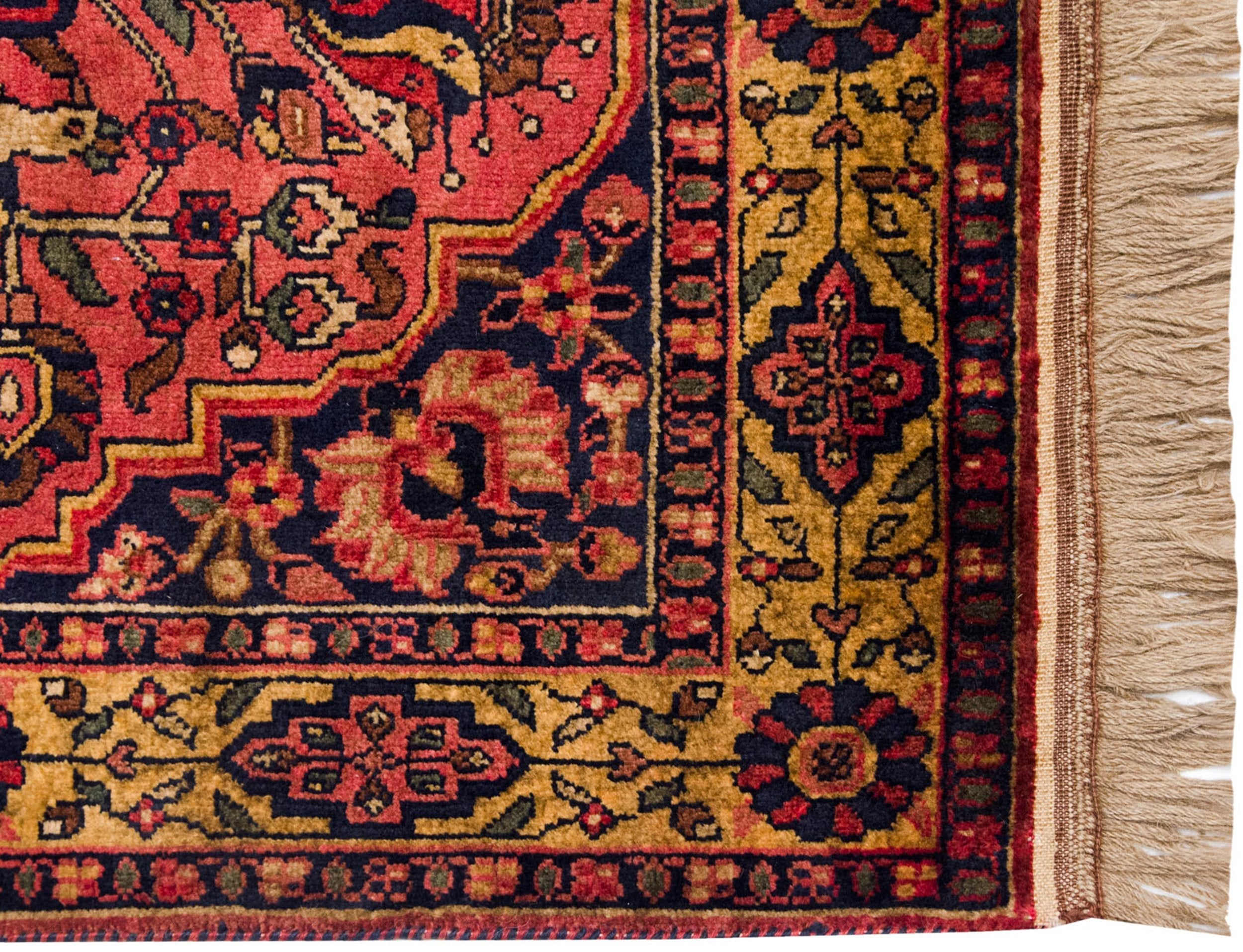 3x5 Vintage Indian Bakhtiari Design Rug by Old New House® - product image 3 for Resin Society