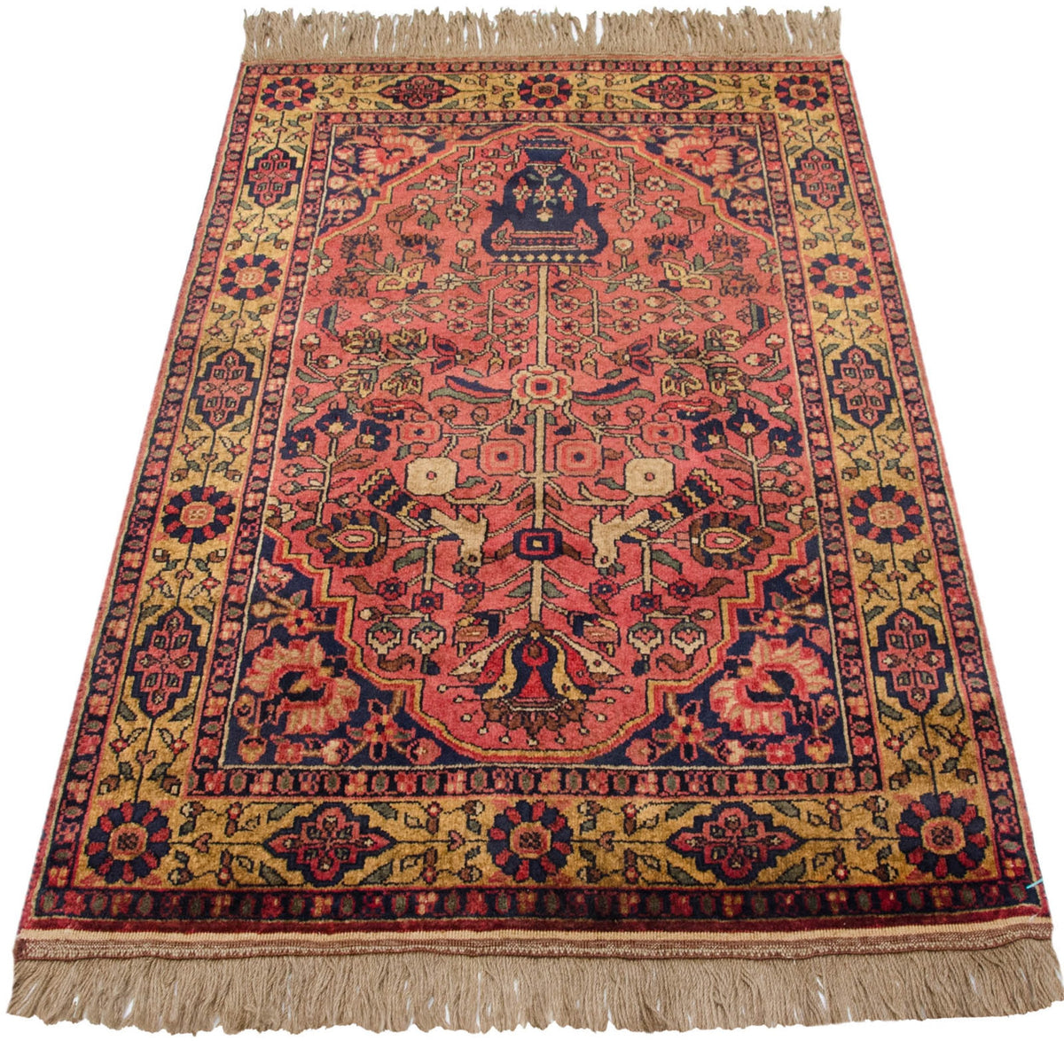 3x5 Vintage Indian Bakhtiari Design Rug by Old New House® - product image 5 for Resin Society