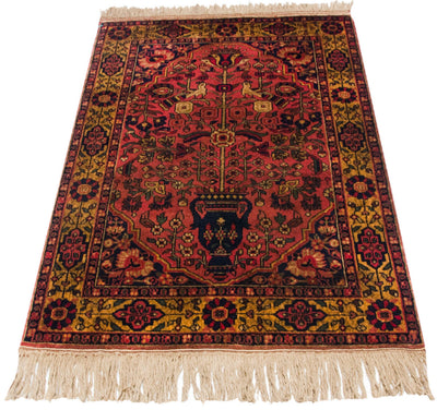 3x5 Vintage Indian Bakhtiari Design Rug by Old New House® - product image 6 for Resin Society