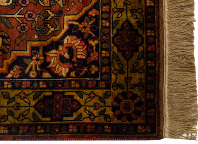 3x5 Vintage Indian Bakhtiari Design Rug by Old New House® - product image 3 for Resin Society