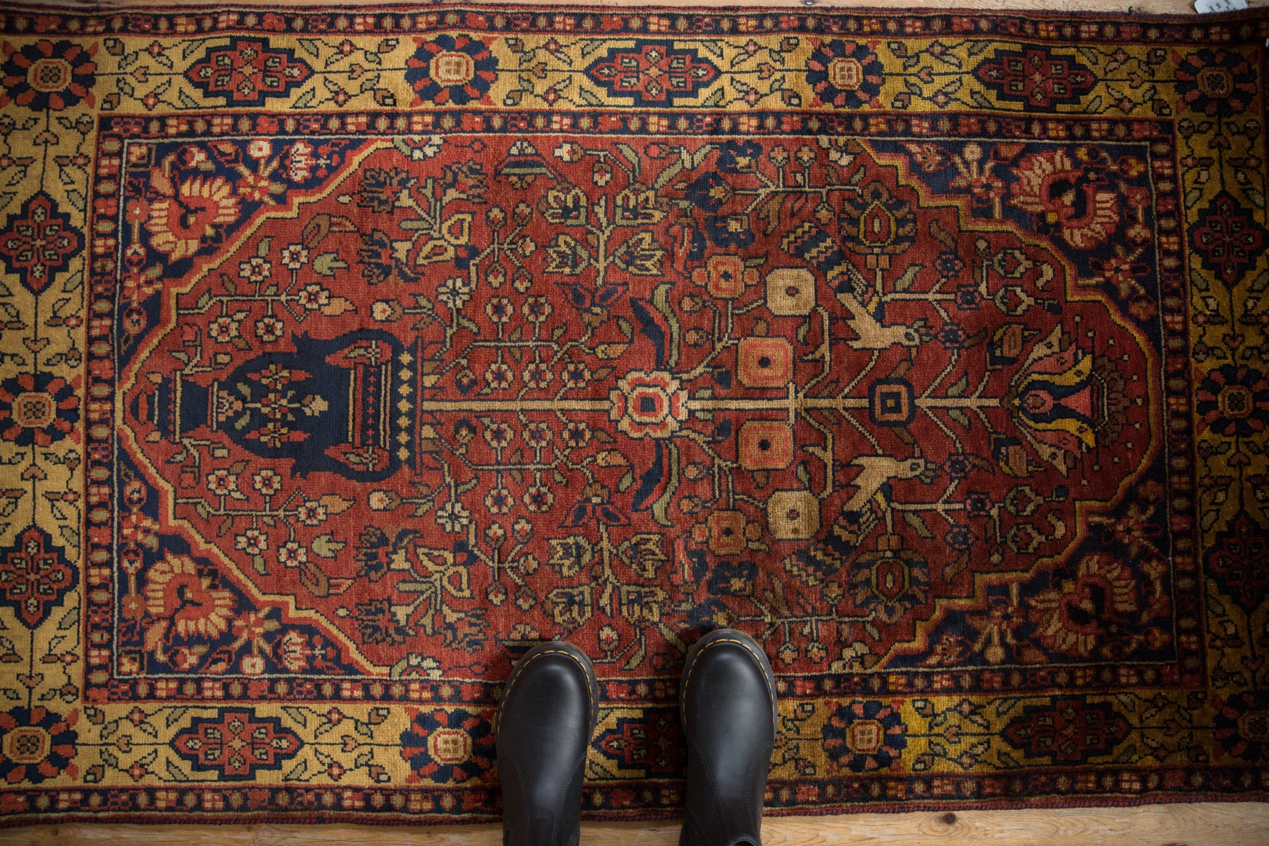 3x5.5 Vintage Indian Bakhtiari Design Rug by Old New House® - product image 2 for Resin Society