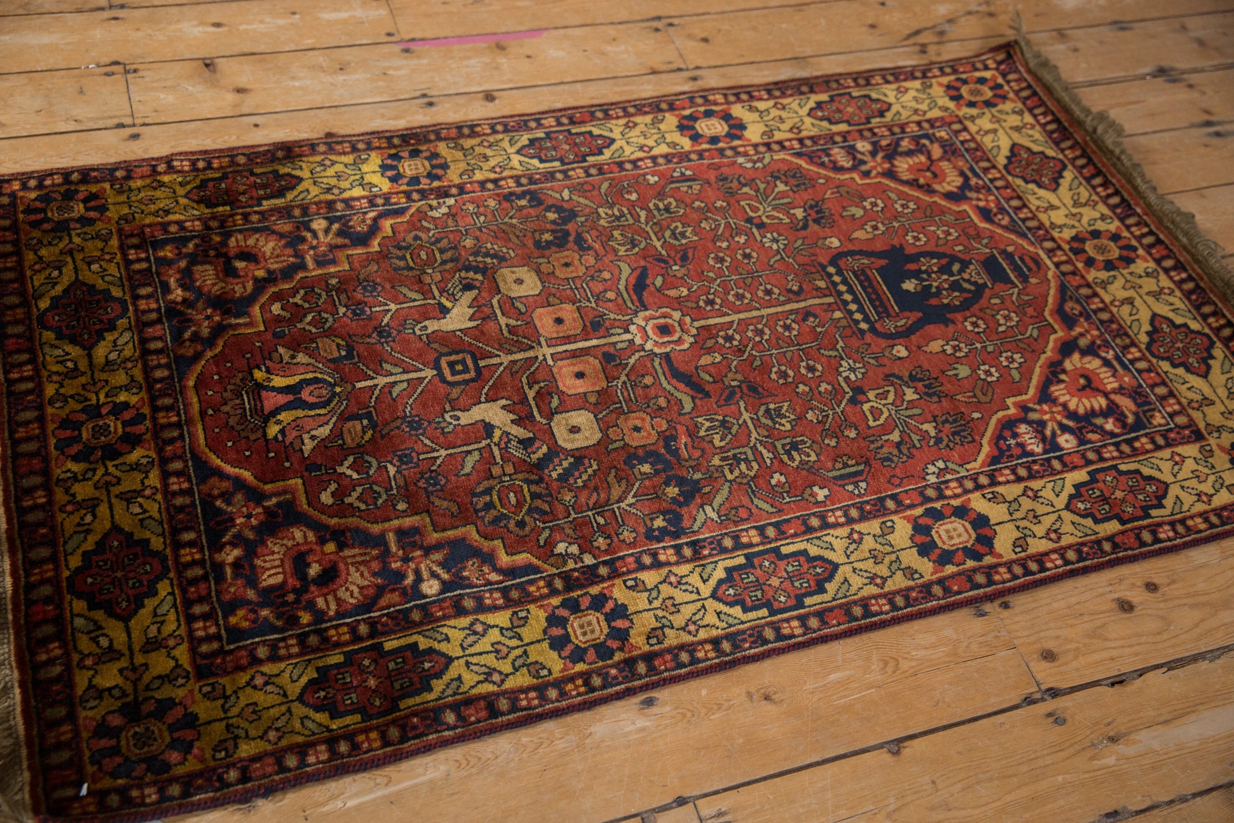 3x5.5 Vintage Indian Bakhtiari Design Rug by Old New House® - product image 4 for Resin Society