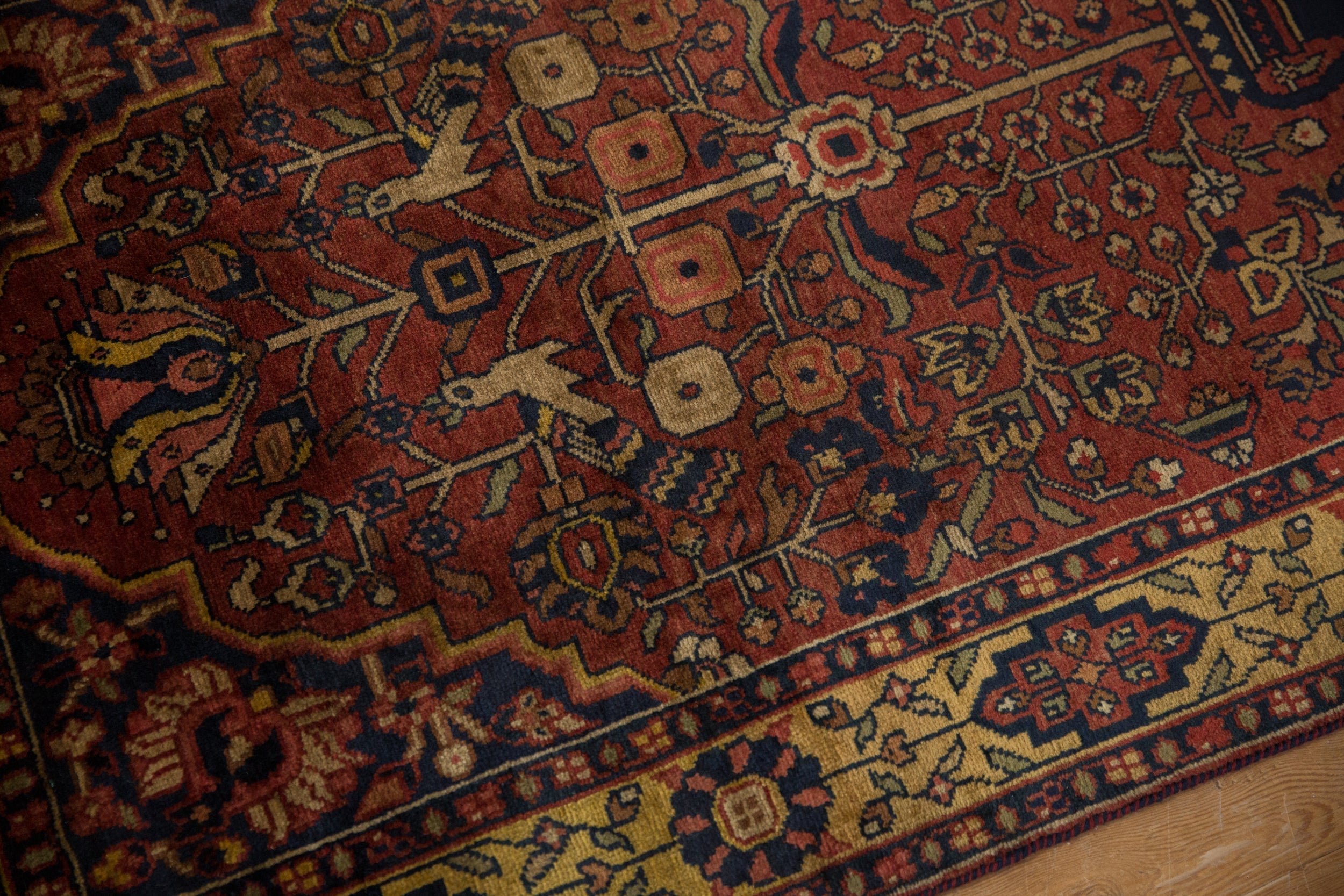 3x5.5 Vintage Indian Bakhtiari Design Rug by Old New House® - product image 5 for Resin Society
