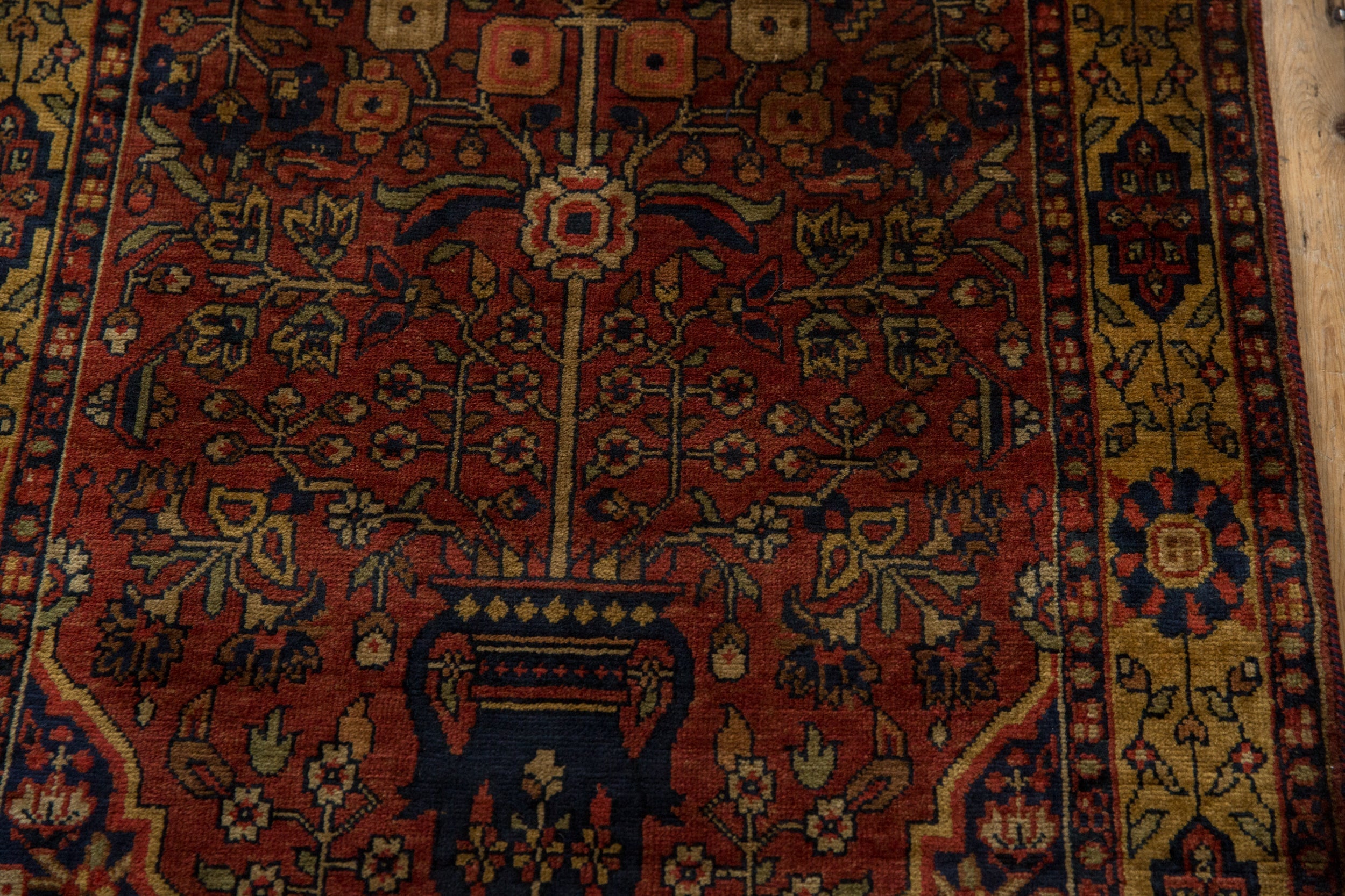 3x5.5 Vintage Indian Bakhtiari Design Rug by Old New House® - product image 9 for Resin Society
