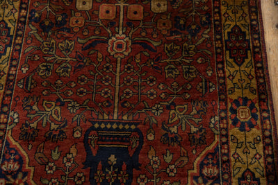 3x5.5 Vintage Indian Bakhtiari Design Rug by Old New House® - product image 9 for Resin Society