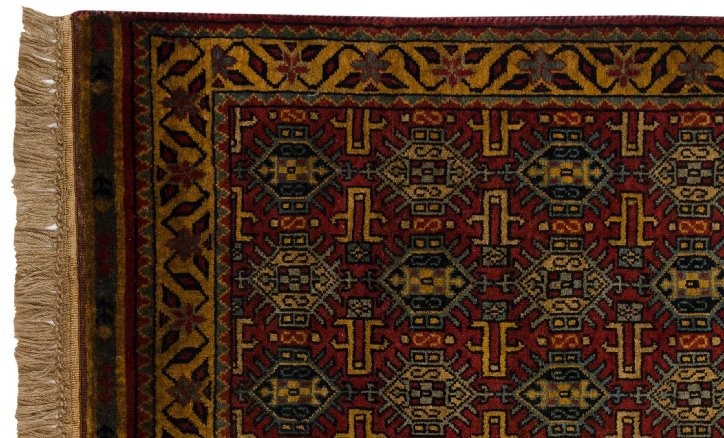 3x5 Vintage Indian Caucasian Design Rug by Old New House® - product image 4 for Resin Society