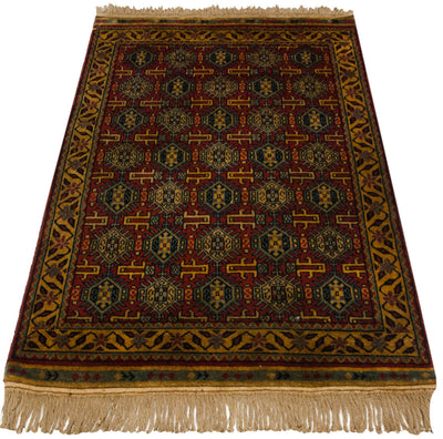 3x5 Vintage Indian Caucasian Design Rug by Old New House® - product image 6 for Resin Society