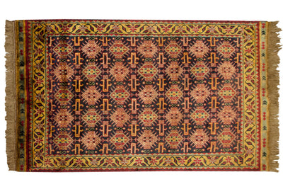 3x5 Vintage Indian Caucasian Design Rug by Old New House® - main product image for Resin Society