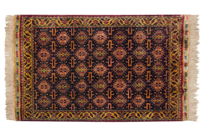 3x5 Vintage Indian Caucasian Design Rug by Old New House® - product image 2 for Resin Society