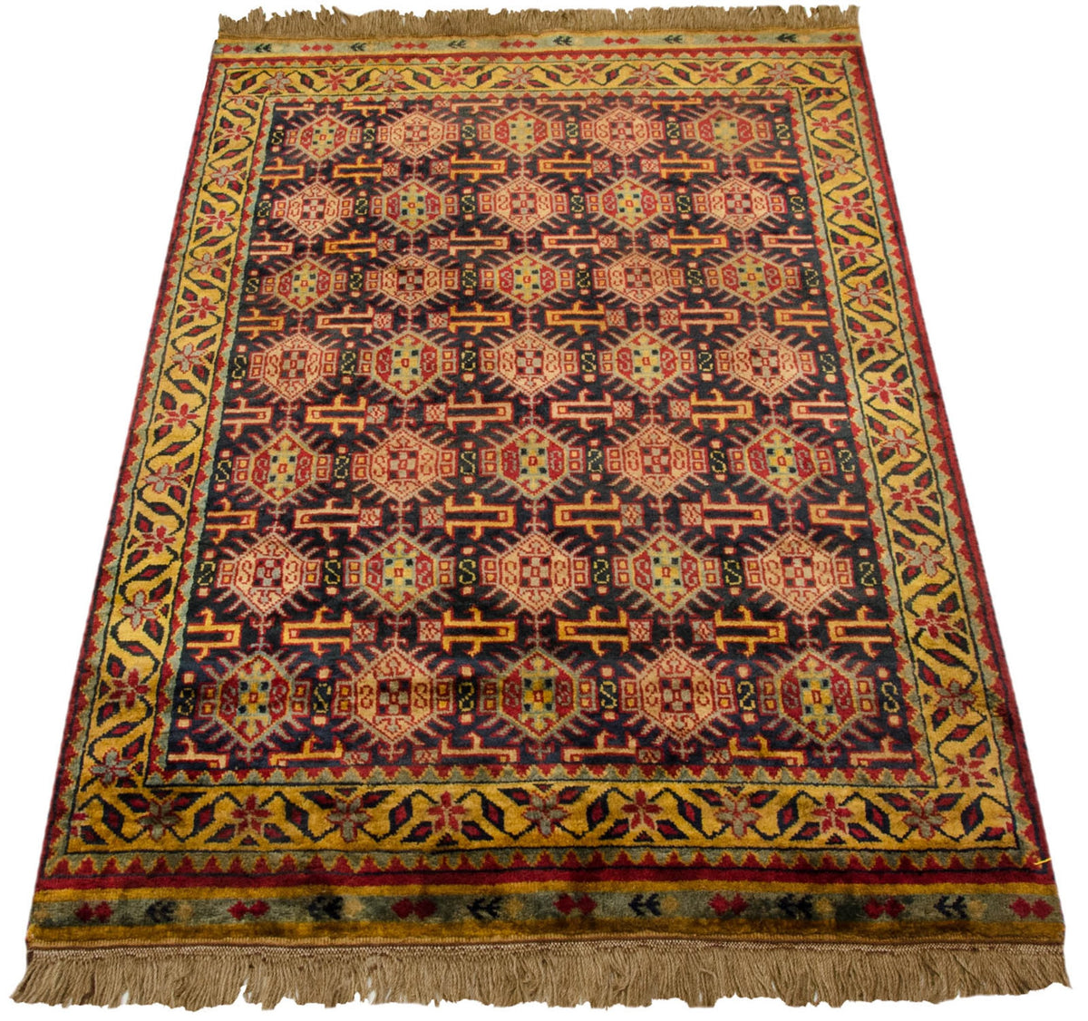 3x5 Vintage Indian Caucasian Design Rug by Old New House® - product image 5 for Resin Society