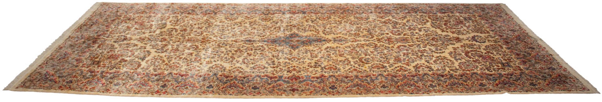 9.5x22.5 Vintage Kerman Carpet by Old New House® - product image 2 for Resin Society