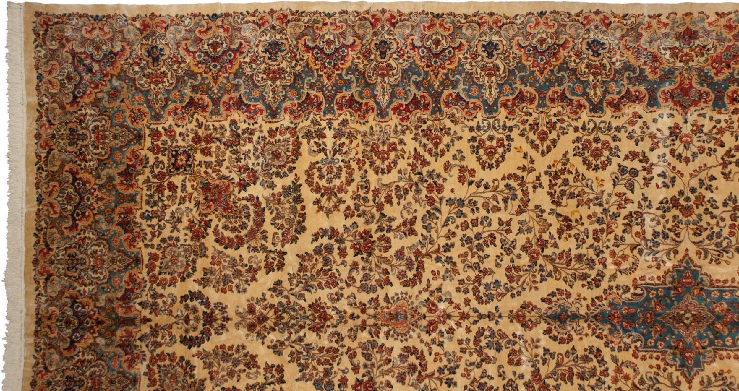 9.5x22.5 Vintage Kerman Carpet by Old New House® - product image 20 for Resin Society