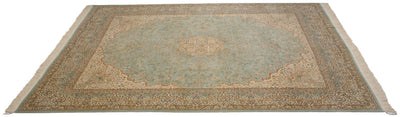 12x14 Vintage Fine Bulgarian Kerman Design Square Carpet by Old New House® - product image 3 for Resin Society