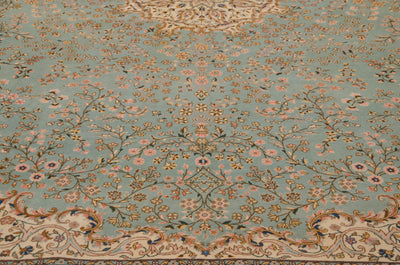 12x14 Vintage Fine Bulgarian Kerman Design Square Carpet by Old New House® - product image 11 for Resin Society